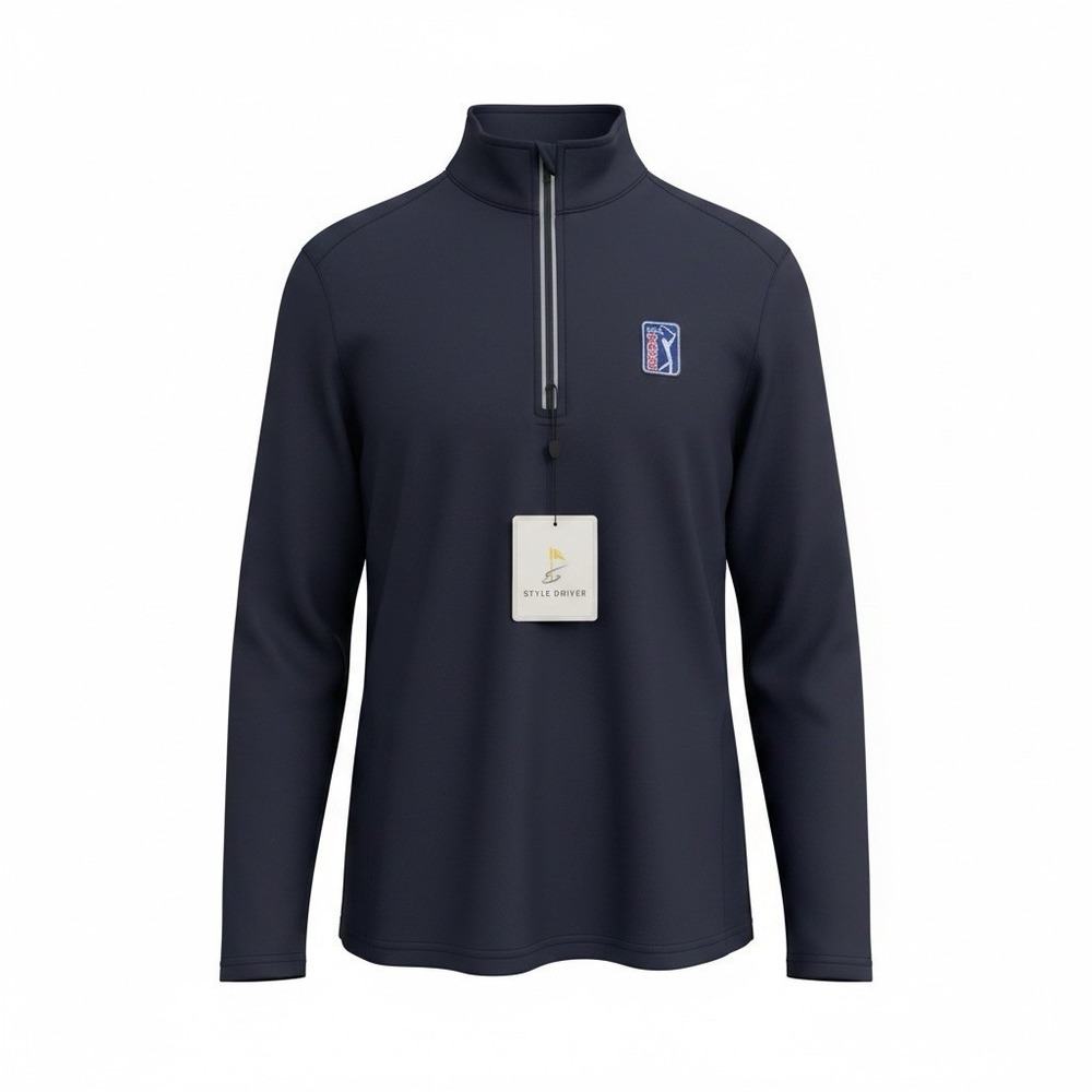 PGA Tour Womens Small 1/4 Zip Golf Pullover Shirt NWT